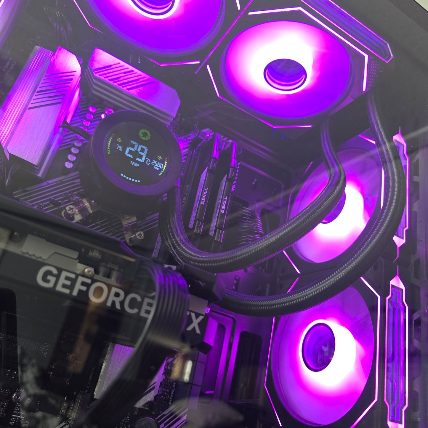 INFINITY | Windows 11 PRO | ATX form factor | Ryzen 7 5700x | RTX 4060 | 32GB Memory | Wifi/Bluetooth | 1TB M.2 SSD | Water Cooled AIO | Aura Sync RGB