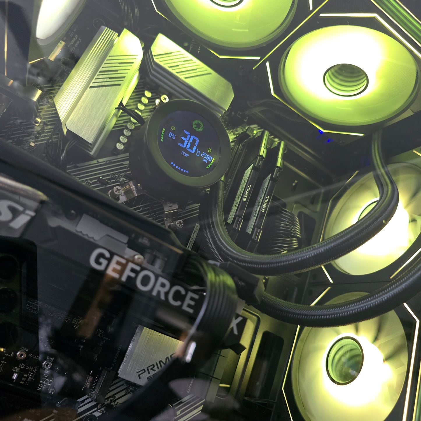 INFINITY | Windows 11 PRO | ATX form factor | Ryzen 7 5700x | RTX 4060 | 32GB Memory | Wifi/Bluetooth | 1TB M.2 SSD | Water Cooled AIO | Aura Sync RGB