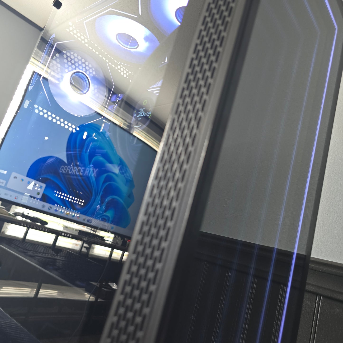 INFINITY | Windows 11 PRO | ATX form factor | Ryzen 7 5700x | RTX 4060 | 32GB Memory | Wifi/Bluetooth | 1TB M.2 SSD | Water Cooled AIO | Aura Sync RGB