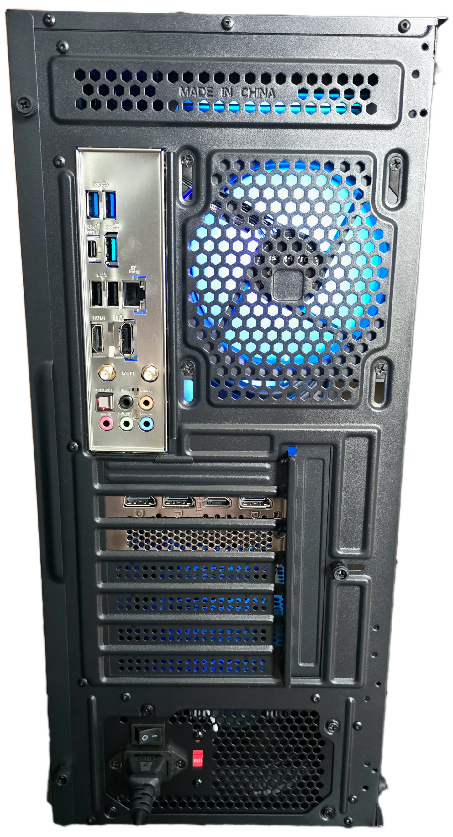 INFINITY | Windows 11 PRO | ATX form factor | Ryzen 7 5700x | RTX 4060 | 32GB Memory | Wifi/Bluetooth | 1TB M.2 SSD | Water Cooled AIO | Aura Sync RGB