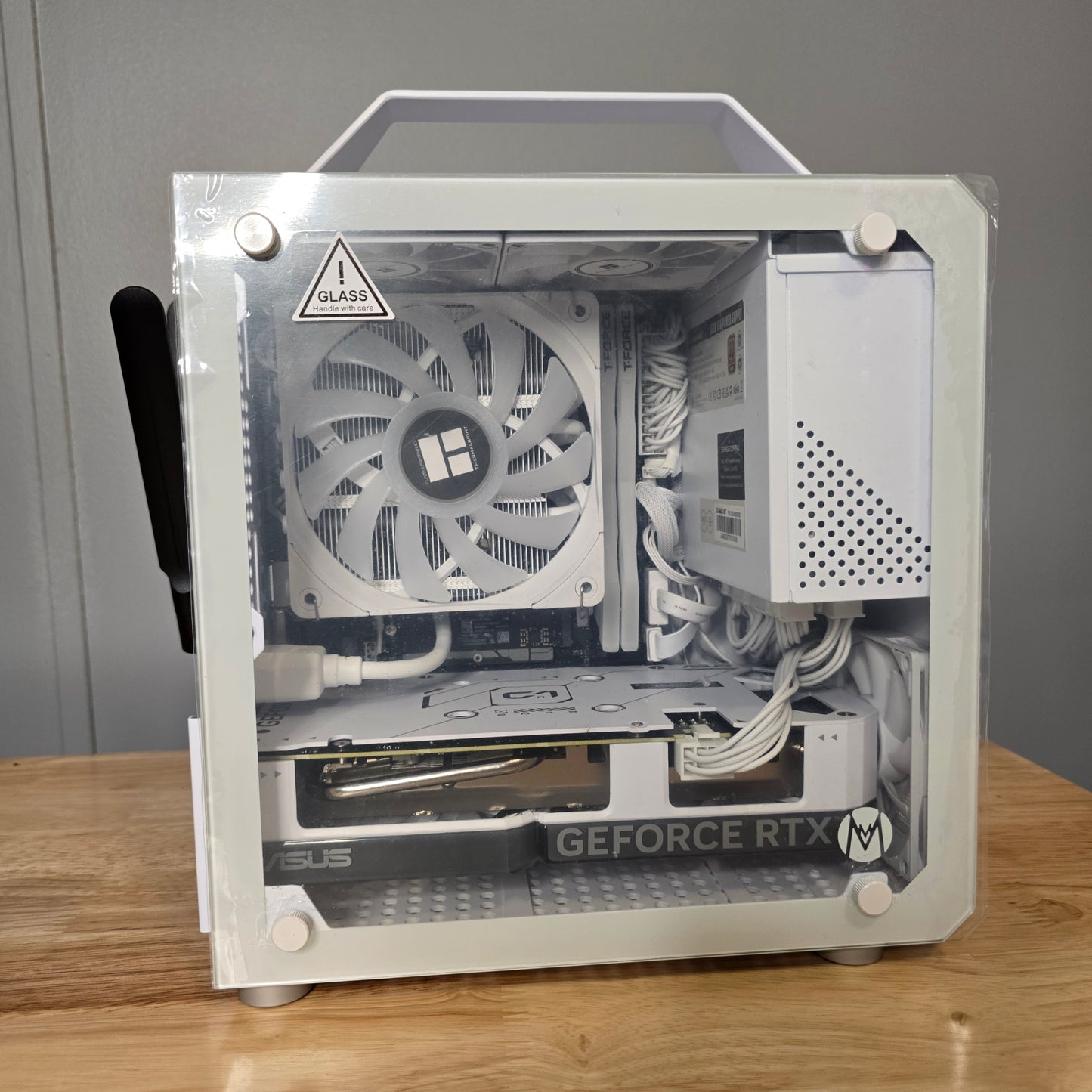 Tiny Gaming PC | Ryzen 5 7600x | RTX 4060ti 8gb| 1tb m.2 ssd | Win 11 Pro (Activated) | Synced RGB | 32gb DDR5 Ram | Wifi & Bluetooth