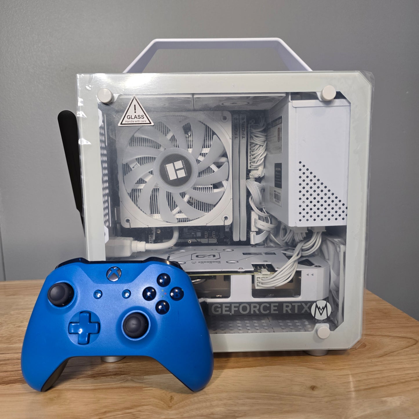 Tiny Gaming PC | Ryzen 5 7600x | RTX 4060ti 8gb| 1tb m.2 ssd | Win 11 Pro (Activated) | Synced RGB | 32gb DDR5 Ram | Wifi & Bluetooth