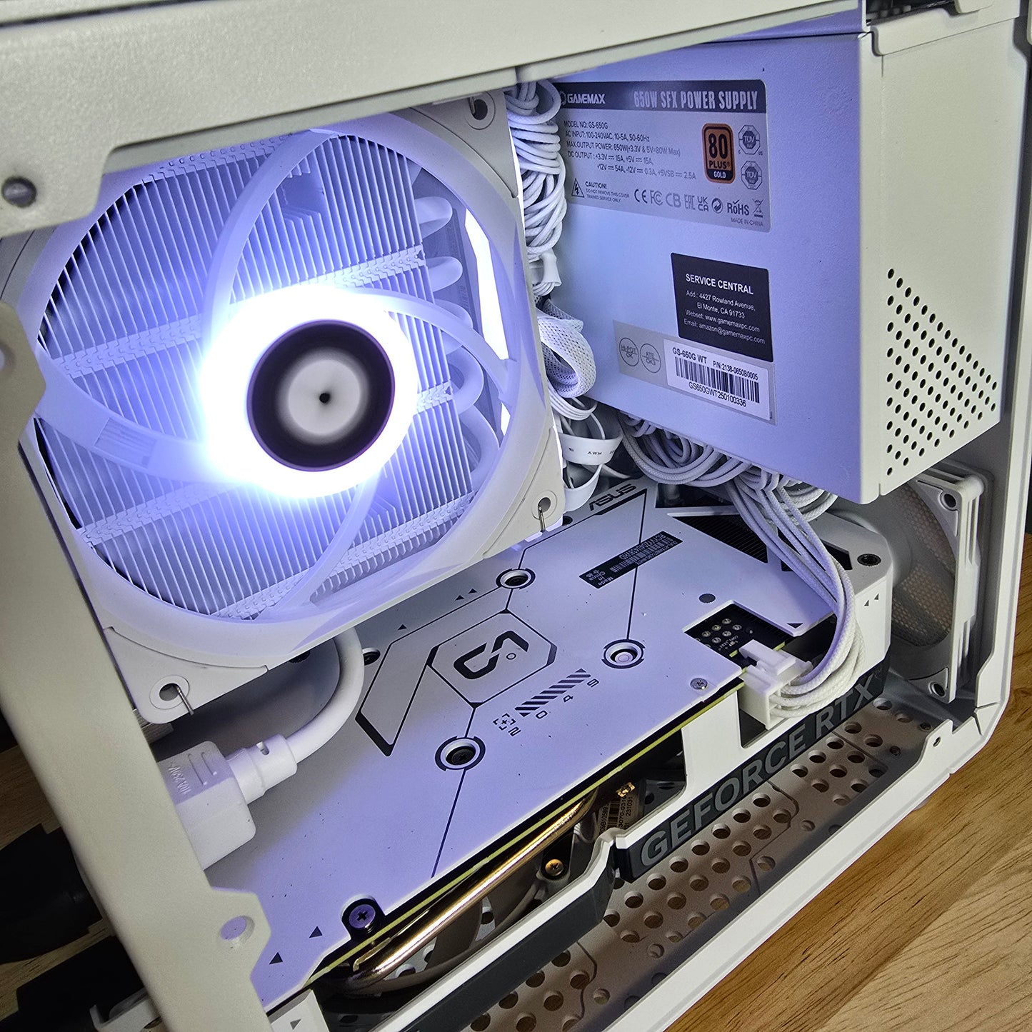 Tiny Gaming PC | Ryzen 5 7600x | RTX 4060ti 8gb| 1tb m.2 ssd | Win 11 Pro (Activated) | Synced RGB | 32gb DDR5 Ram | Wifi & Bluetooth