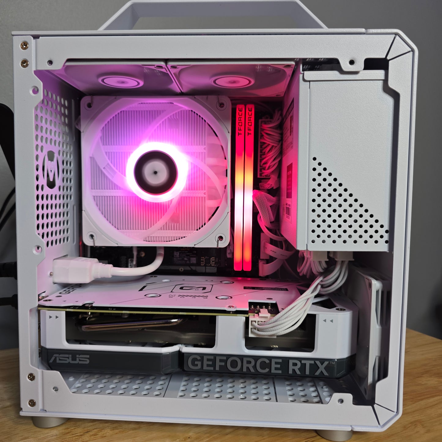 Tiny Gaming PC | Ryzen 5 7600x | RTX 4060ti 8gb| 1tb m.2 ssd | Win 11 Pro (Activated) | Synced RGB | 32gb DDR5 Ram | Wifi & Bluetooth