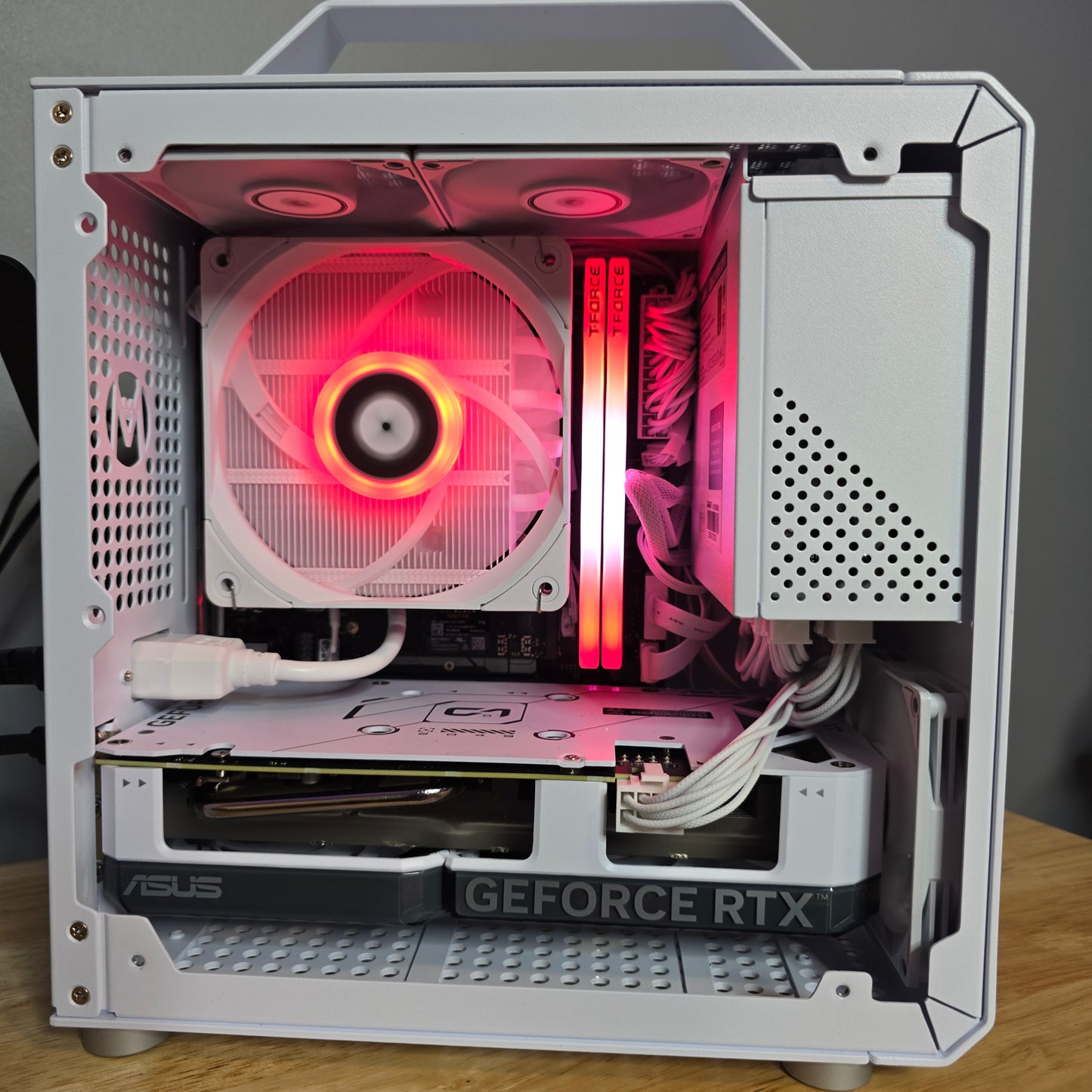 Tiny Gaming PC | Ryzen 5 7600x | RTX 4060ti 8gb| 1tb m.2 ssd | Win 11 Pro (Activated) | Synced RGB | 32gb DDR5 Ram | Wifi & Bluetooth